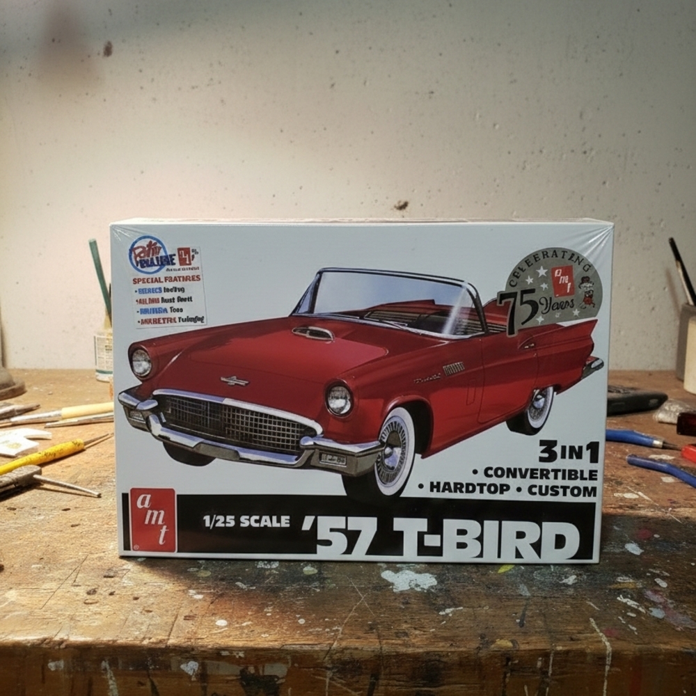 AMT '57 T-Bird Model Kit - Red